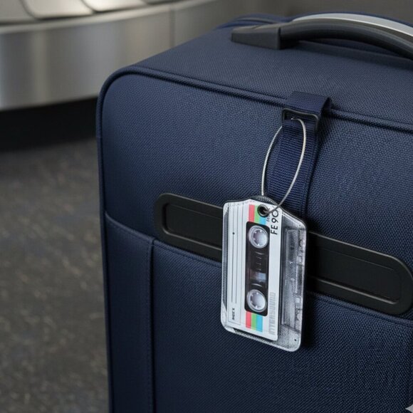 Handbags - Retro Cassette Tape Luggage Tag - NEW!